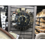 PAK-103 PAPATYA SAAT BRONZ RENK ROMA RAKAMLI İÇİ SİYAH 80 CM ÇAP