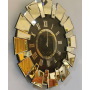 PAK-103 PAPATYA SAAT BRONZ RENK ROMA RAKAMLI İÇİ SİYAH 80 CM ÇAP